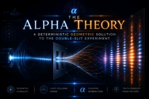 The Alpha Theory A Deterministic Geometric Solution to the Double-Slit Experiment